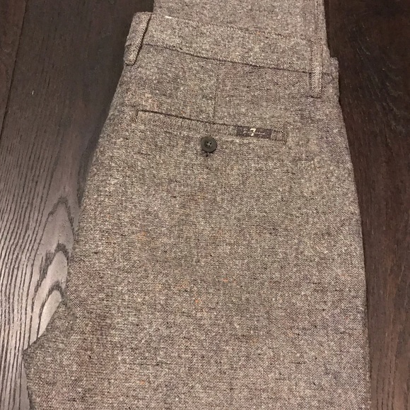 7 FOR ALL MANKIND WOOL / COTTON PANTS - Picture 2 of 7